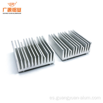 Extrusión del disipador de aluminio